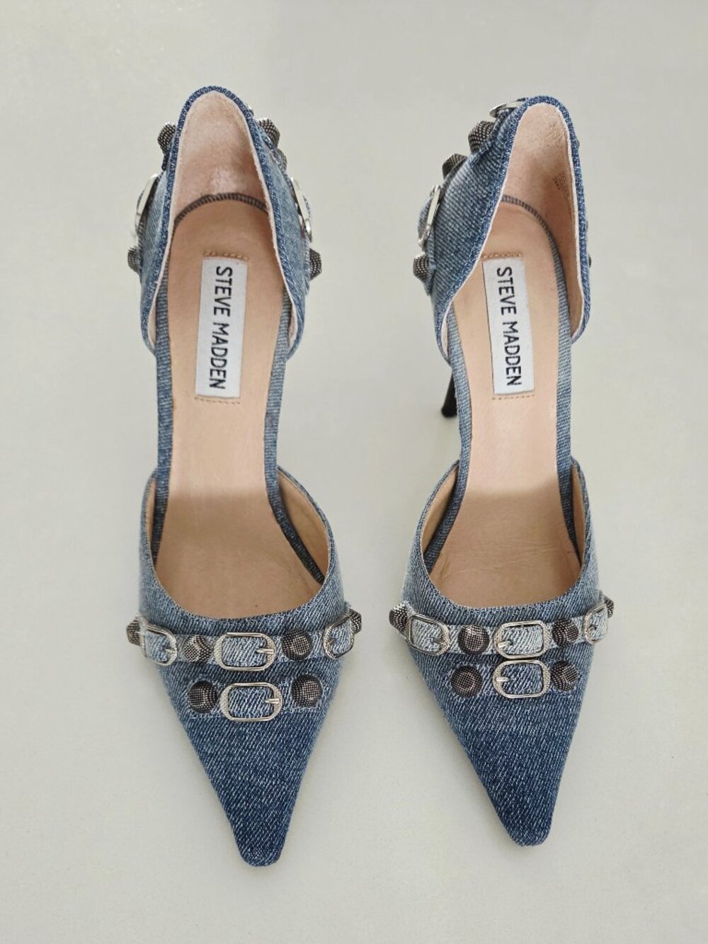 Denim Steve Madden stilletos